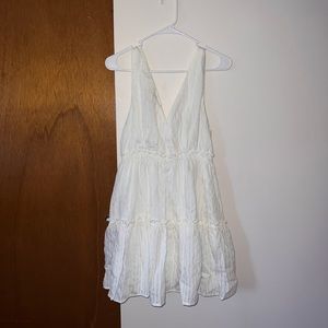 American Threads short white dress